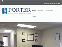Tablet Screenshot of porterchiro.com